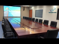 자동화된 철회할 수 있는 모니터가 회견 토론 유닛과 통합하고, 마이크가 철회할 수 있습니다